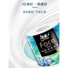 洁柔 油画有芯卷纸10卷/提 12提/包BJ203-10单位：包
